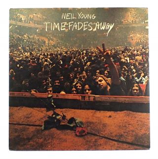 Neil Young " Time Fades Away " Ex/ex Rare 1973 Japan Orig.  1st Edition