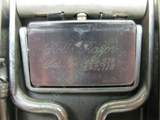 2 Antique 1927 Rolls Razor Imperial w/Bakelite Blade Case,  Hone Stone England 3
