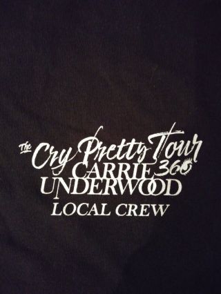 Carrie Underwood Rare Local Crew Shirt
