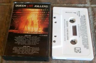 Queen Live Killers Cassette Tape Rare