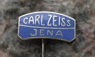 Antique Carl Zeiss Jena East German Germany Optical Firm Football Team Pin Badge