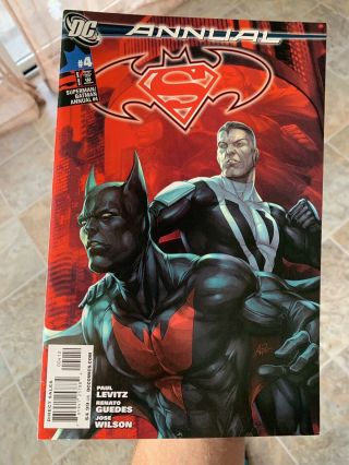 Dc Superman Batman Annual 4 Rare 2nd Print Artgerm Cover