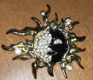 Cool Kirks Folly Rare Sun Day Night Pin/pendant