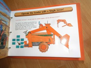 Rare Kubota 3d Moveable Tractor Parts Book Like Childrens Book L2250 L2550 L2850