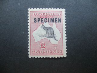 Kangaroo Stamps: £2 - 3rd Watermark - Rare (o524)