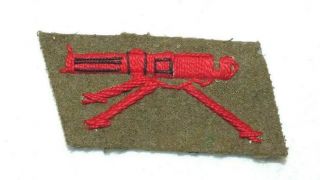 Rare Wwii Royal Italian Army (rei) Machine Gunner Sleeve Badge