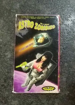 Ted V.  Mickels Astro Zombies (1968) On Vhs Rare Oop Cult Horror Sci - Fi