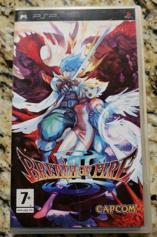 Complete,  Rare Breath Of Fire Iii Sony Psp