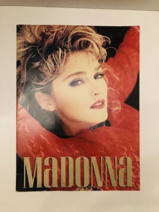 Rare Madonna First Tour 1985 Like A Virgin Concert Program Book Complete