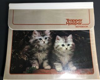 Mead Trapper Keeper Kittens 29096 Cats Vintage 80’s 90’s Rare