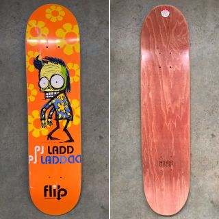 Rare 2002 Flip Pj Ladd “lurker” Nos Pro Model Skateboard Deck Boston - Tom Penny
