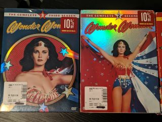 Wonder Woman - The Complete Seasons 1 - 3 (DVD,  2005) 2,  3 EUC rare 2