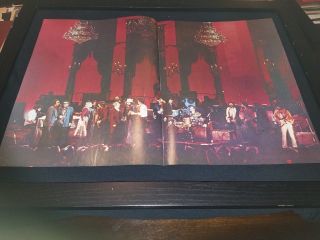 The Band The Last Waltz Rare Promo Poster Ad Framed 2