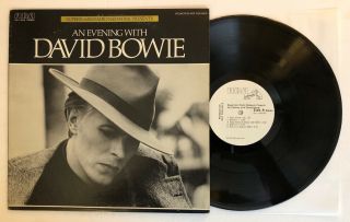An Evening With David Bowie - Rare 1978 White Label Promo (nm) Ultrasonic