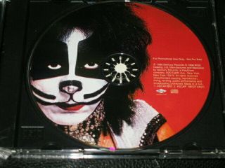 Kiss - Psycho Circus - 2 Track Promo Video Bonus Picture Cd Rare Peter Criss