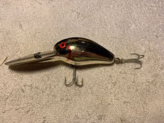 Bomber Mag 9a 3/4oz.  Chrome Old Fishing Lure 3