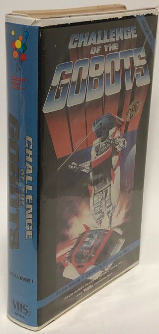 CHALLENGE OF THE GOBOTS VOLUME 1 RARE VHS CLAMSHELL 1985 Vintage 2