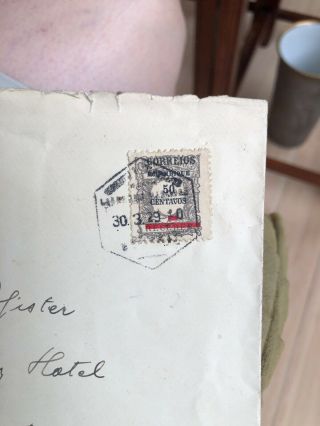 46 Rare Portugal Colonial Mozambique Postal Cover Receber Stamp 2
