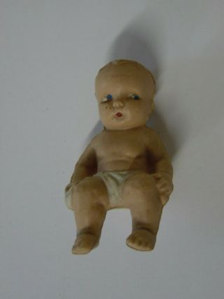 Vintage Irwin Potty Training Babe Baby 2.  5 Inches Celluloid Plastic 1950 