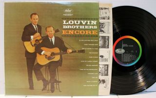 Rare Country Lp - The Louvin Brothers - Encore - Capitol T1547