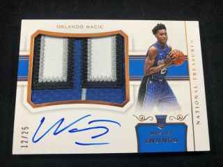 Wesley Iwundu Rookie Auto Jersey Patch Only 25 Exist In The World Rare Autograph