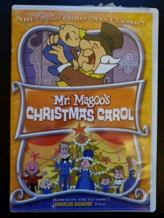 Mr Magoos Christmas Carol Rare Oop Dvd With Case & Art Buy 2 Get 1