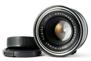 Rare M42 prime lens ISCO GÖTTINGEN WESTROMAT 1.  9/50 screw mount 50mm f/1.  9 2