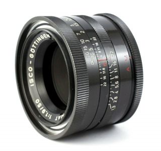 Rare M42 prime lens ISCO GÖTTINGEN WESTROMAT 1.  9/50 screw mount 50mm f/1.  9 3