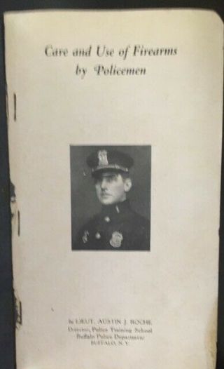 RARE CARE AND USE OF FIREARMS BY POLICEMEN / CIRCA 1921 2