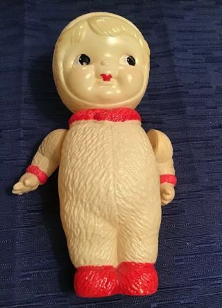 Rare Vintage Large Christmas Celluloid Doll Baby Occupied Japan
