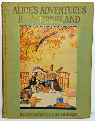 Rare Alice In Wonderland Color Hudson Edition Plates Childrens Carroll Disney Us