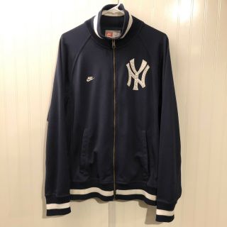 York Yankees Nike Cooperstown Full Zip Up Jacket Mlb Mens L Large Rare Ny