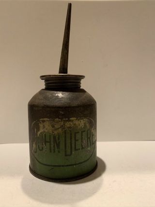 Vintage Rare John Deere (green) Oil Can Oiler