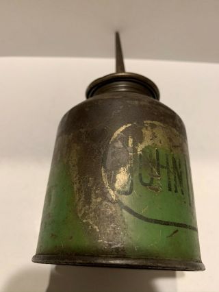 Vintage Rare John Deere (Green) Oil Can Oiler 3
