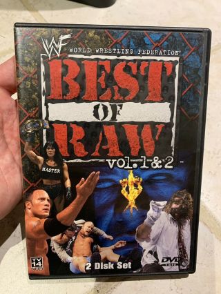 Wwf Best Of Raw Vol.  1&2 (2 Dvd Set) /2001/rare/oop/in Very Good,