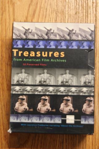 Treasures From American Film Archives (4 - Disc Set) W/ Booklet Rare Out Of Print