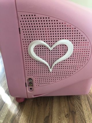Disney Pink Princess TV With Remote & Cable Rare Vintage COMPLETE 3