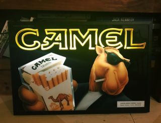 Very Rare Vintage Neon Camel Cigarette Sign