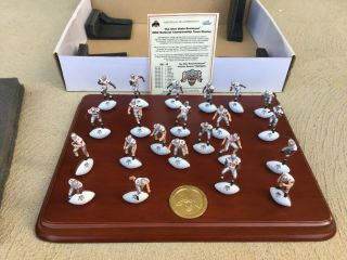 Rare 2002 Ohio State National Champions Complete Football Player Display Set Mt