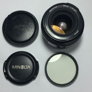 Minolta Af 28mm F/2 Wide Angle Prime Lens For Sony A Mount,  Rare