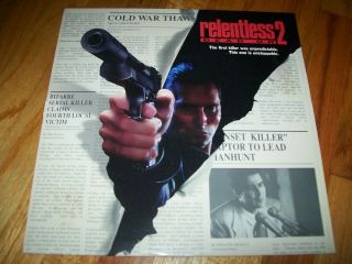 Relentless 2: Dead On Laserdisc Ld Very Rare Part Two Ii