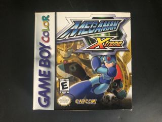 Mega Man Xtreme (nintendo Game Boy Color,  2001) Complete Cib Vgc Rare