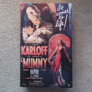 Sideshow Toy The Mummy 12 " Figure Boris Karloff Universal Monsters Rare