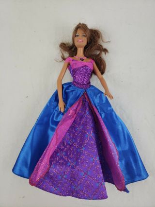 2008 Mattel Barbie Diamond Castle Princess Alexa Singing Light Up Doll Rare