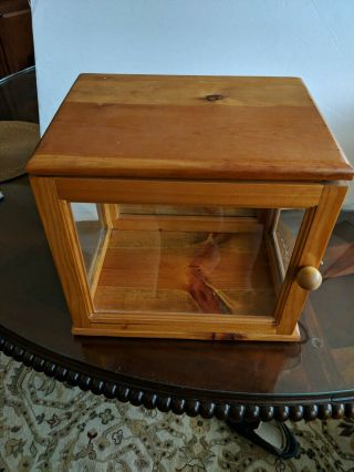 Custom Wood And Glass Display Case