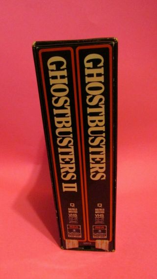 GHOSTBUSTERS VHS 1 & 2 COLLECTORS EDITION 2 TAPE SET RARE VIDEO 2