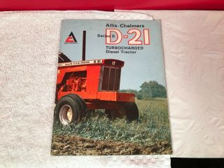 Rare 1960s Allis Chalmers Tractor Series Ii Advertising Brochure