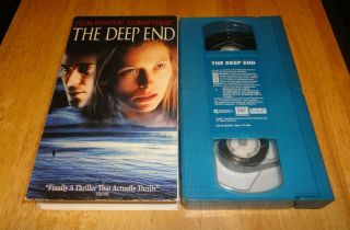 The Deep End (vhs,  2001) Tilda Swinton - Thriller Crime Mystery - Rare Blue Tape