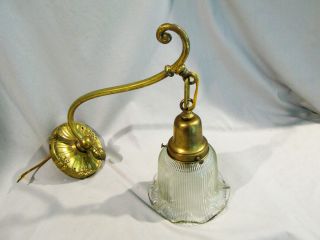 Antique Solid Brass Wall Sconce & Pendant Light Fixture