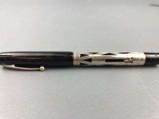 Antique Vintage Waterman Edson Sterling Silver USA Fountain Pen Ideal RARE AS - IS 3